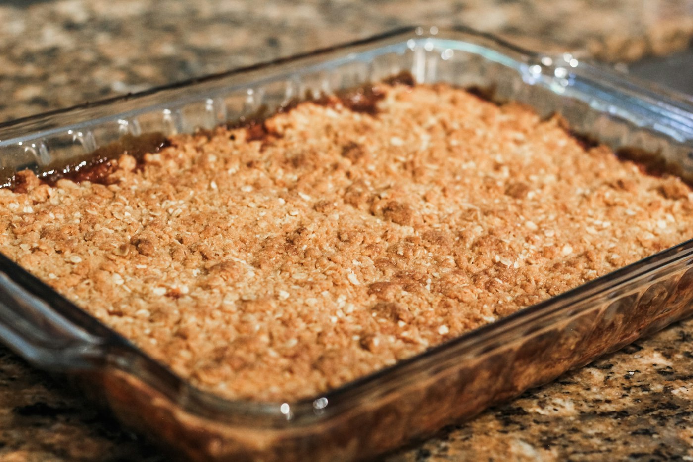 Baked berry oatmeal squares