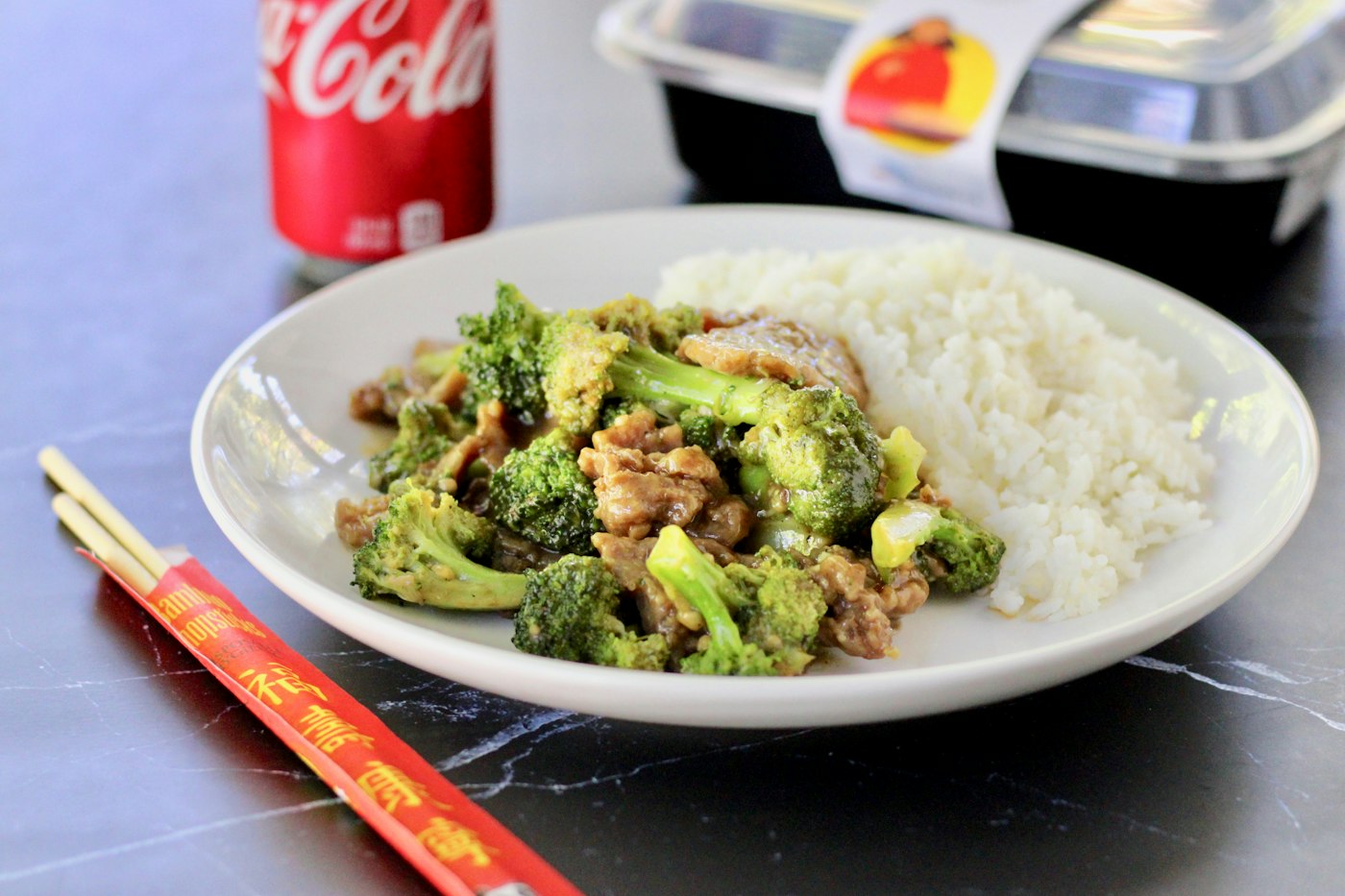 Ground beef and broccoli rice bowls