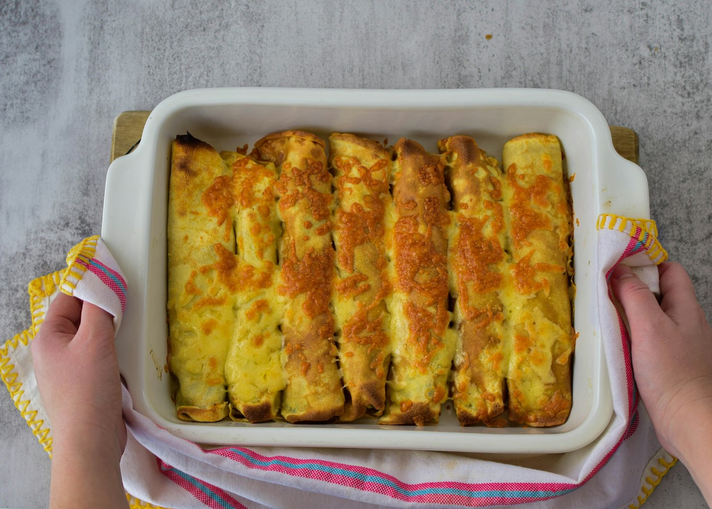Chicken enchilada bake